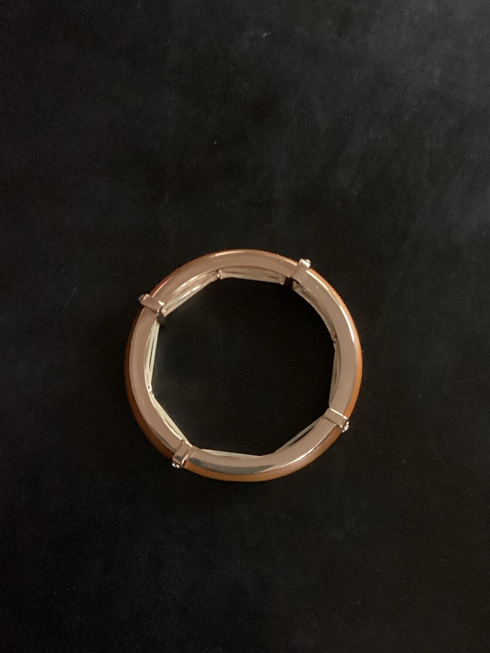 Stretch Fashion Bangle Bracelet in Rose Gold